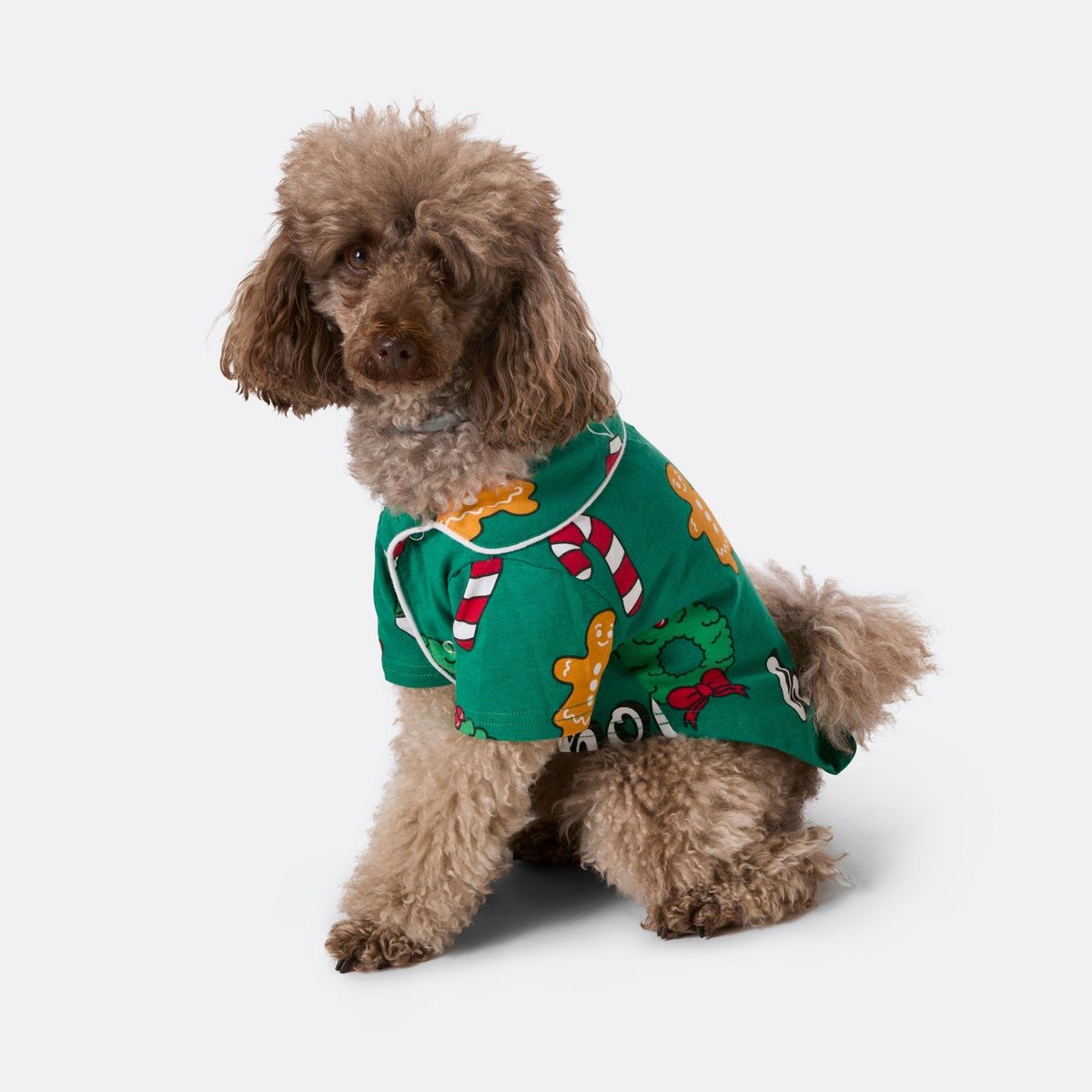 Grøn Hohoho Julepyjamas til Hunde