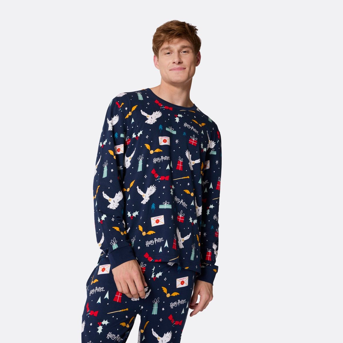 Harry Potter Blå Harry Potter Pyjamas Herre