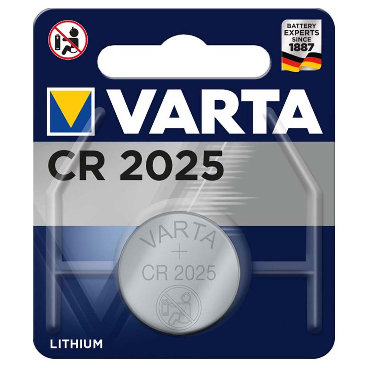 CR2025 - 3V - Knapcelle Batterier - Varta - 1 stk (48058)