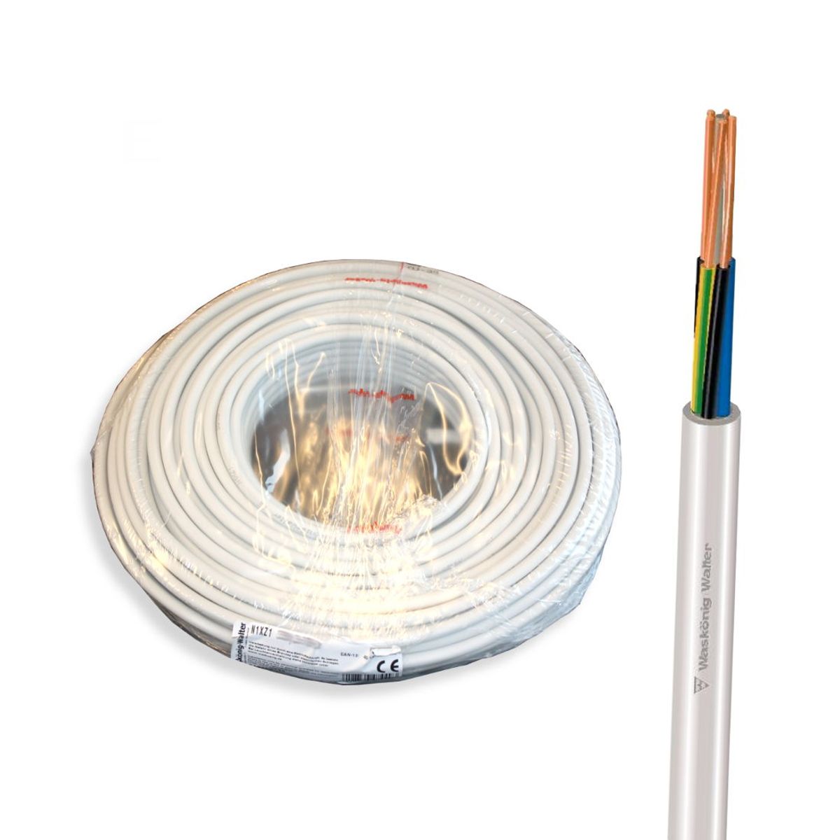 5G1,5mm2 - 50m Downlight -og installationskabel