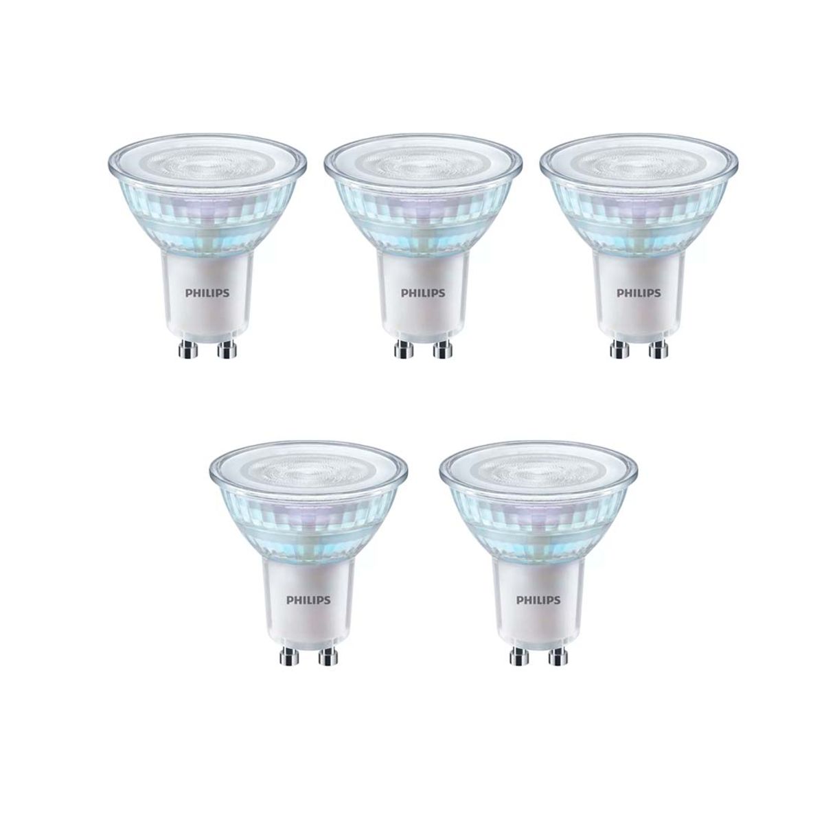 4.7W Philips Master LED Spot GU10 - Dæmpbar - 345lm - 3000K - 5 stk.