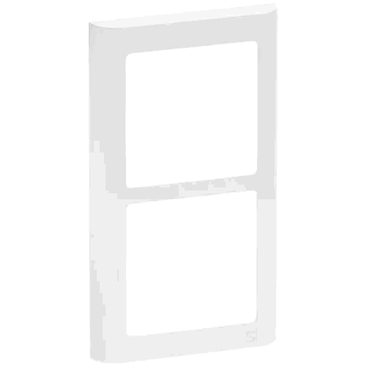 Fuga Designramme 63 Soft - 2x1 Modul - Hvid