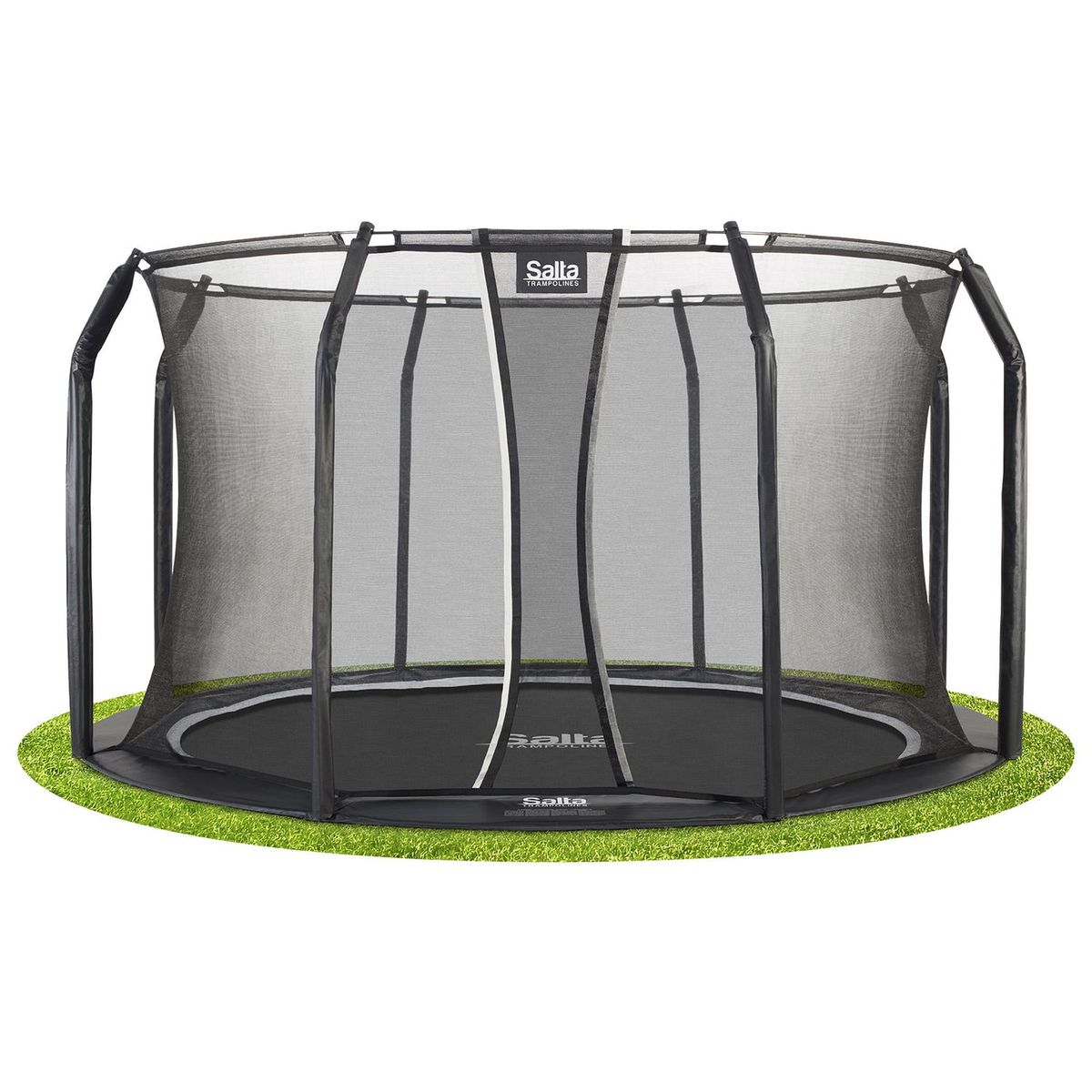 Salta Trampolin Royal Baseground Ø396 cm, sort inkl. sikkerhedsnet