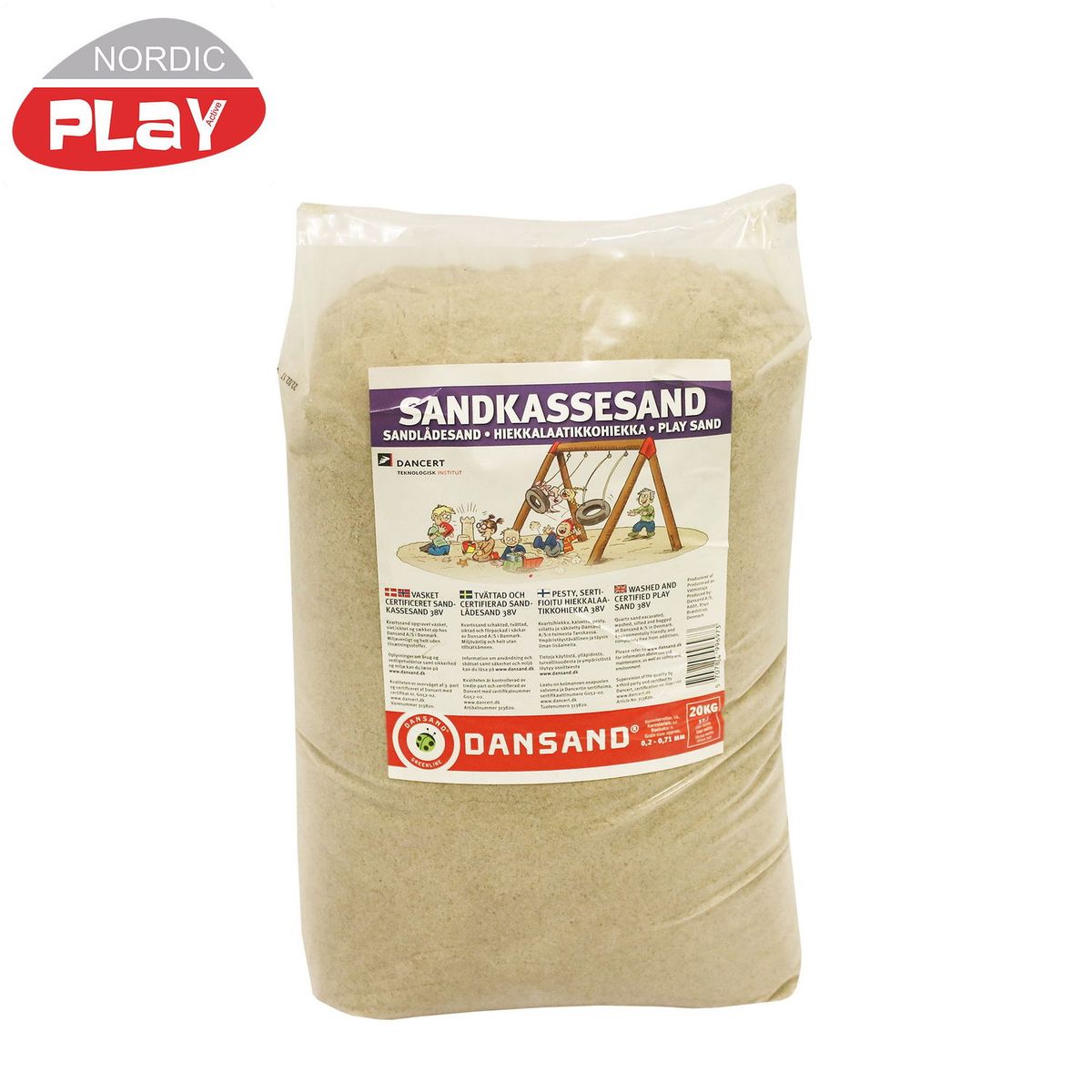 Sandkassesand 240 kg