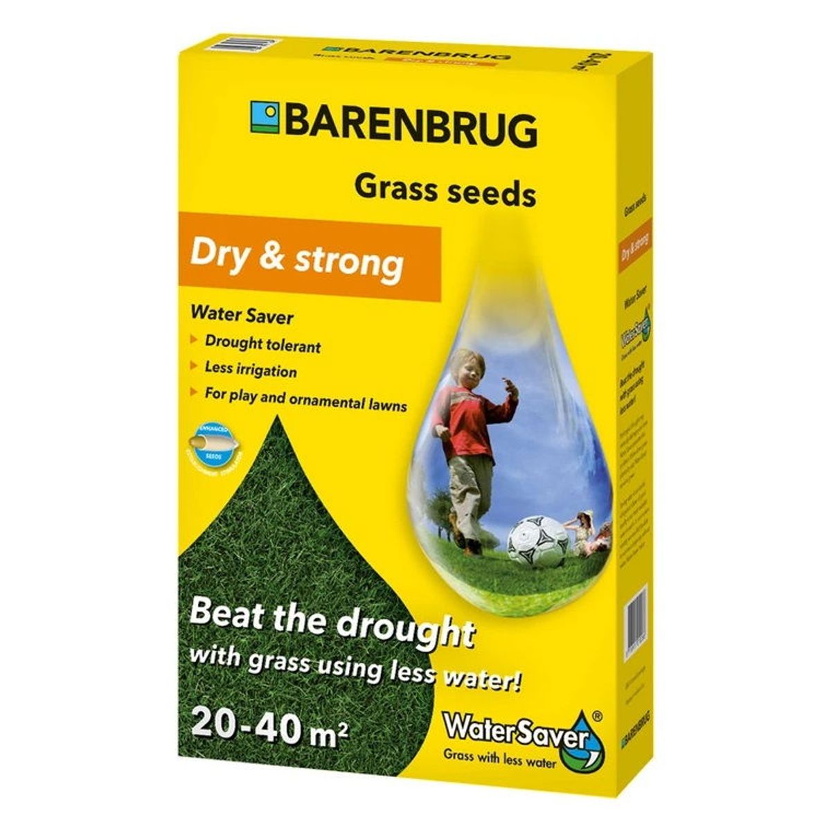 Græsfrø Barenbrug Dry & strong - Water Saver plænegræs 1 kg