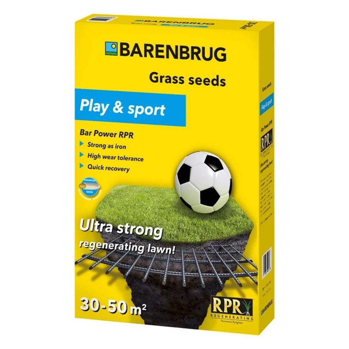 Græsfrø Barenbrug Play & sport - Bar Power RPR plæne 1 kg