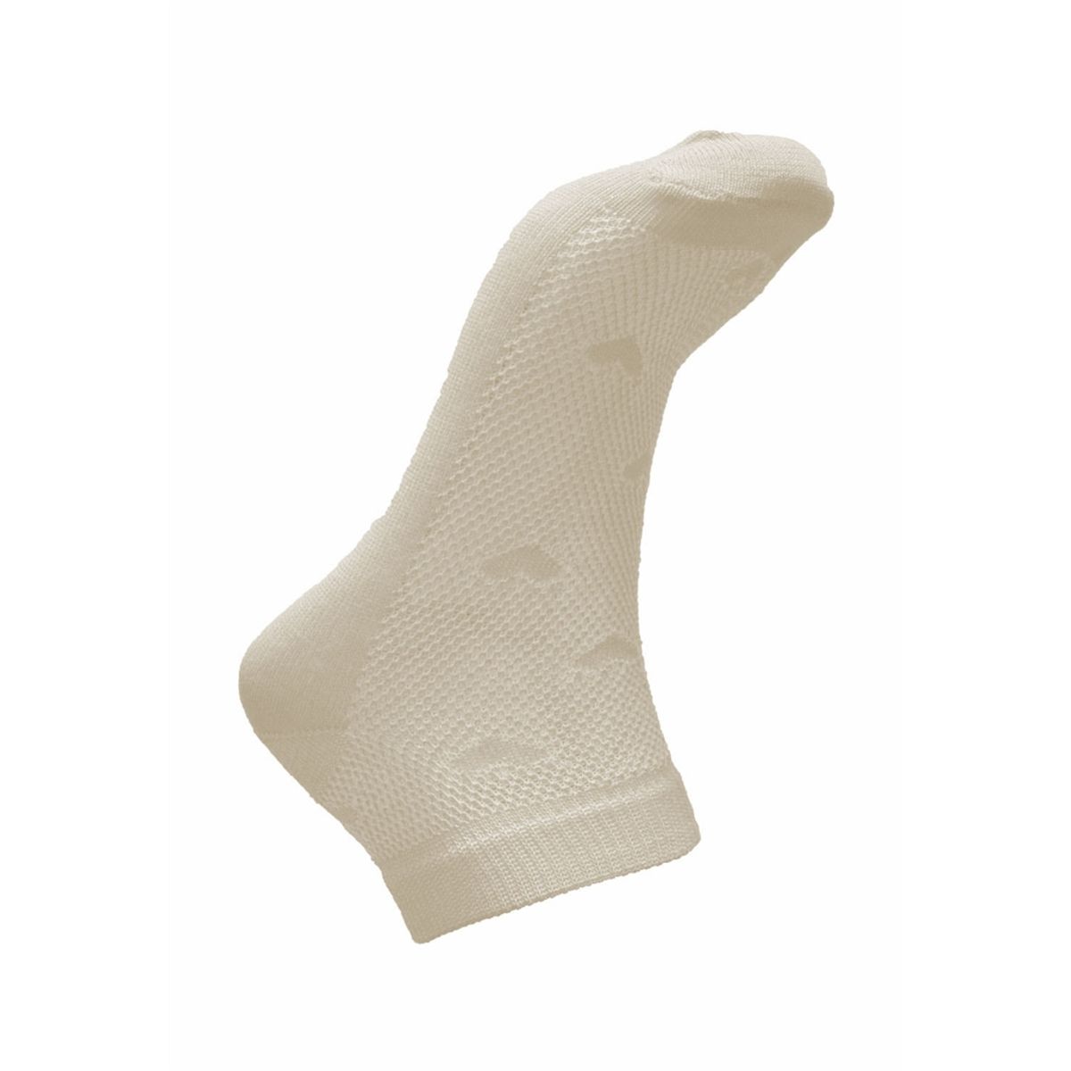 5 par bomuld korte footies strømper, beige