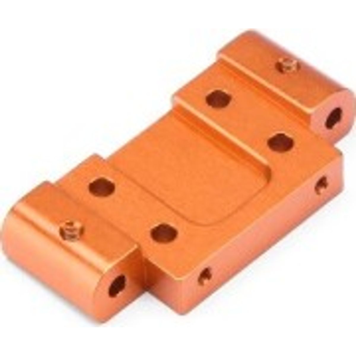 Aluminum Front Suspension Arm Mount (3 Deg/orange) - Hp104867 - Hpi Racing