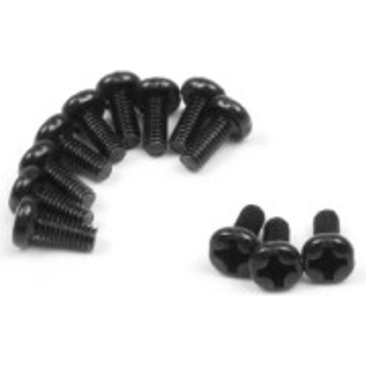 Pan Head Screws 2.5x6mm (12pcs) - 540157 - Blackzon