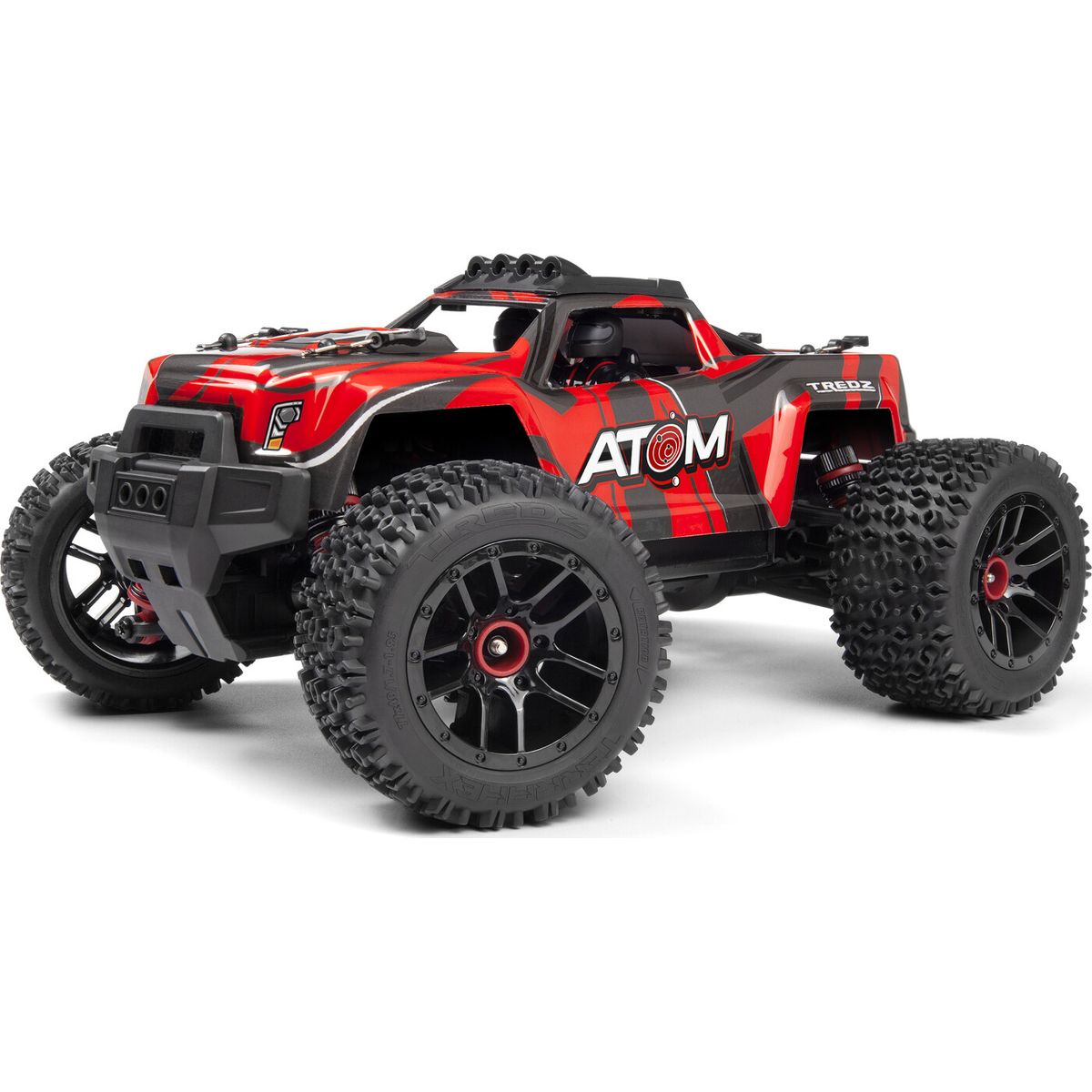 Maverick Rc - Monster Truck Atom At1 1/18 4wd - Rød