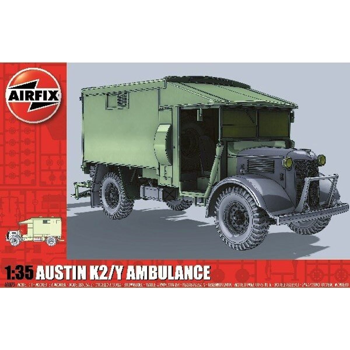 Airfix - Austin K2/y Ambulance Byggesæt - 1:35 - A1375