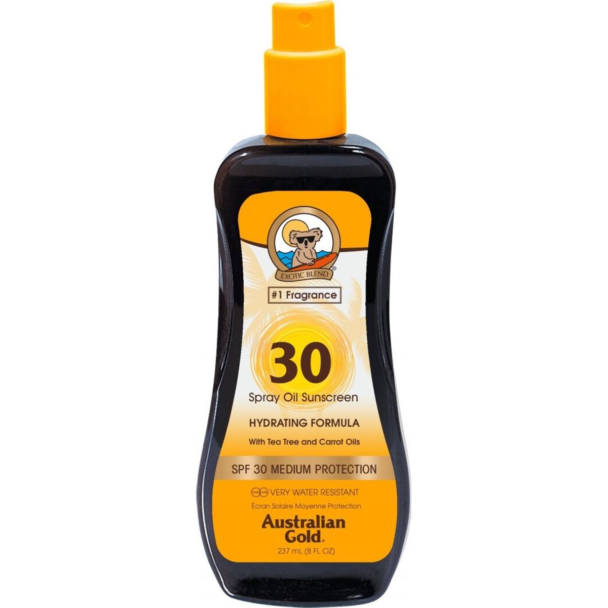 Australian Gold - Solcreme Spray - Oil Sunscreen Spf30 237 Ml