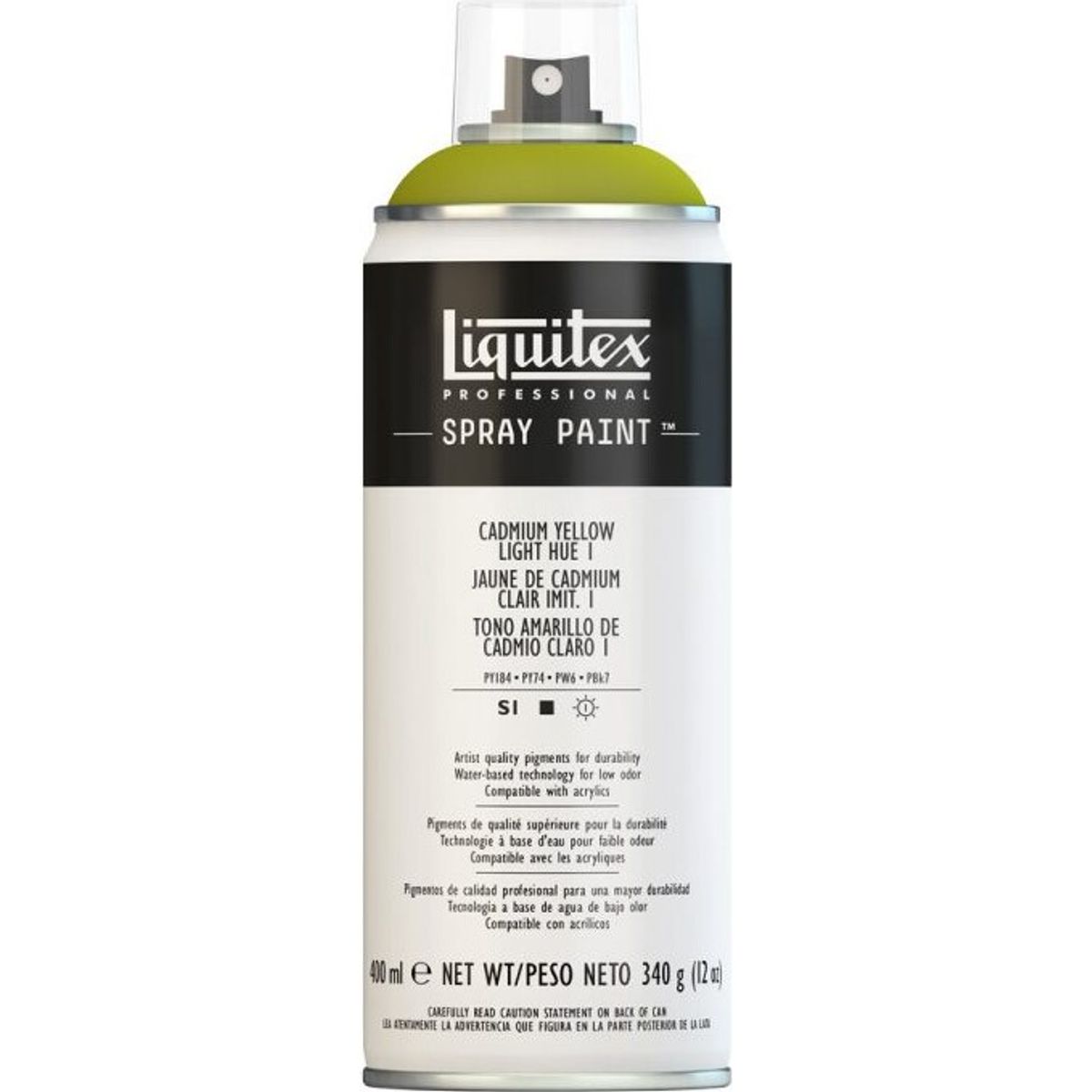 Liquitex - Spraymaling - Cadmium Yellow Light Hue 400 Ml