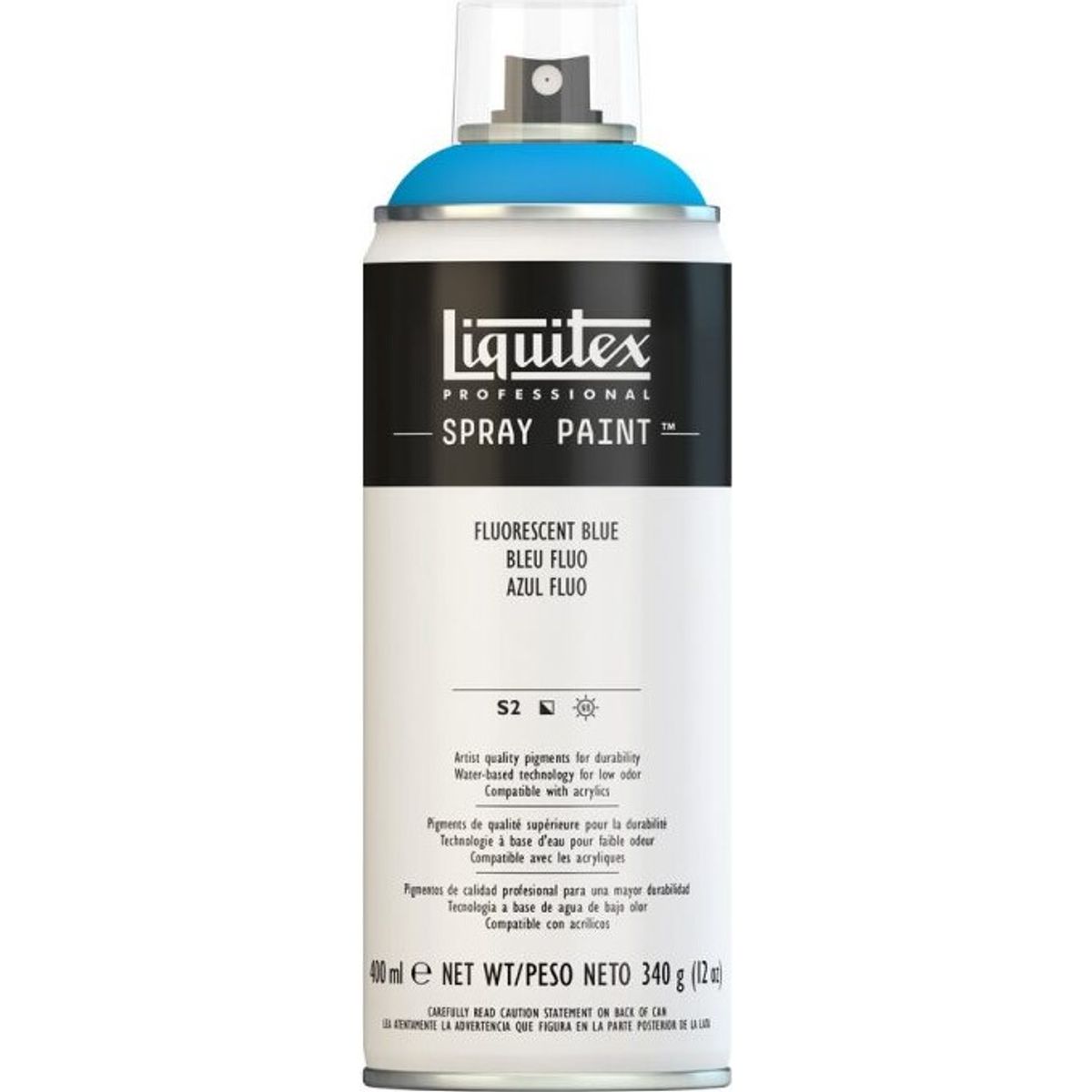 Liquitex - Spraymaling - Fluorescent Blue 400 Ml