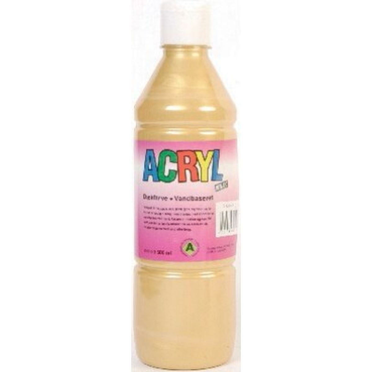 Fantasy Color - Acryl Maling - Metallic Guld - 500 Ml