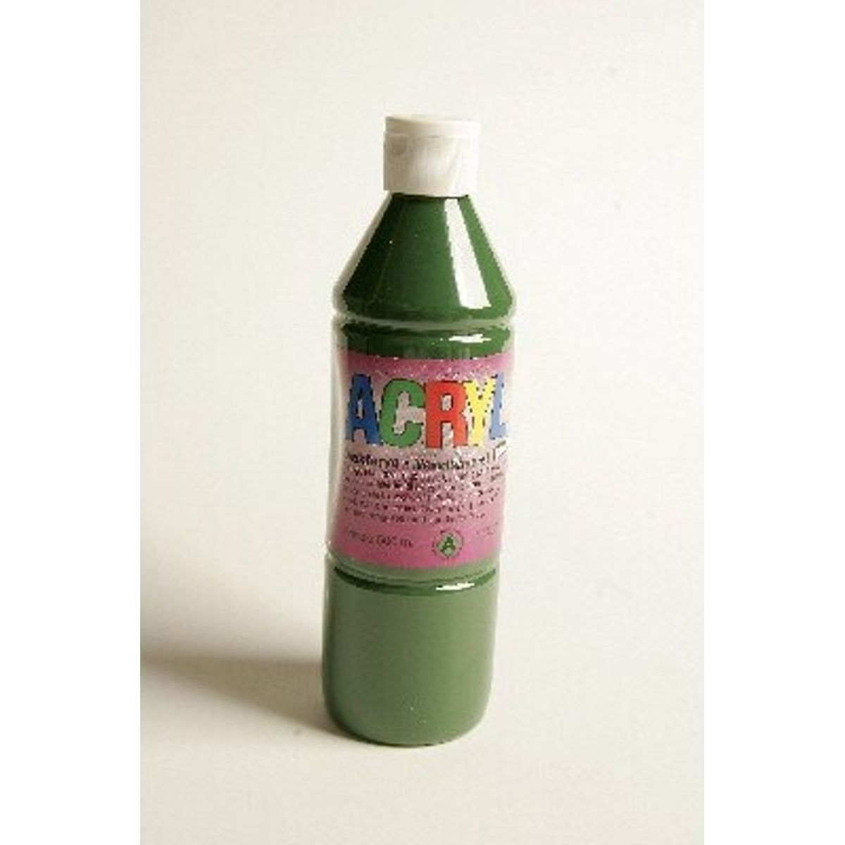 Fantasy Color - Acryl Maling - Mørkegrøn - Blank - 500 Ml