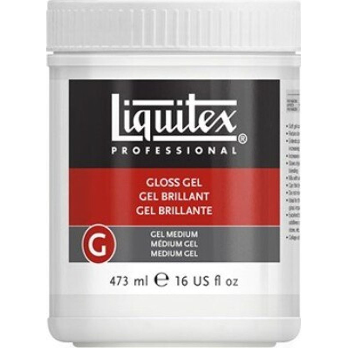 Liquitex - Gloss Gel Medium 473 Ml