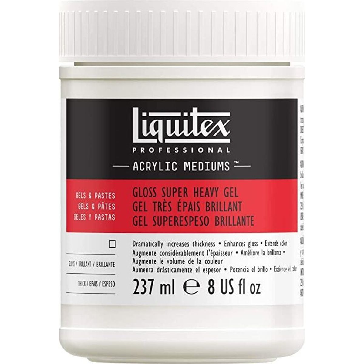 Liquitex - Gloss Super Heavy Gel Medium 237 Ml