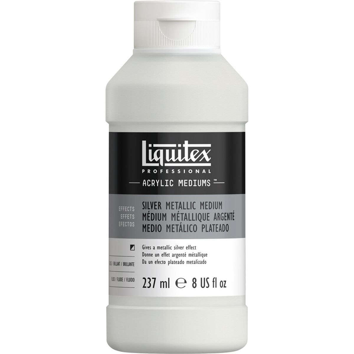 Liquitex - Silver Metallic Medium 237 Ml - Acrylic Mediums