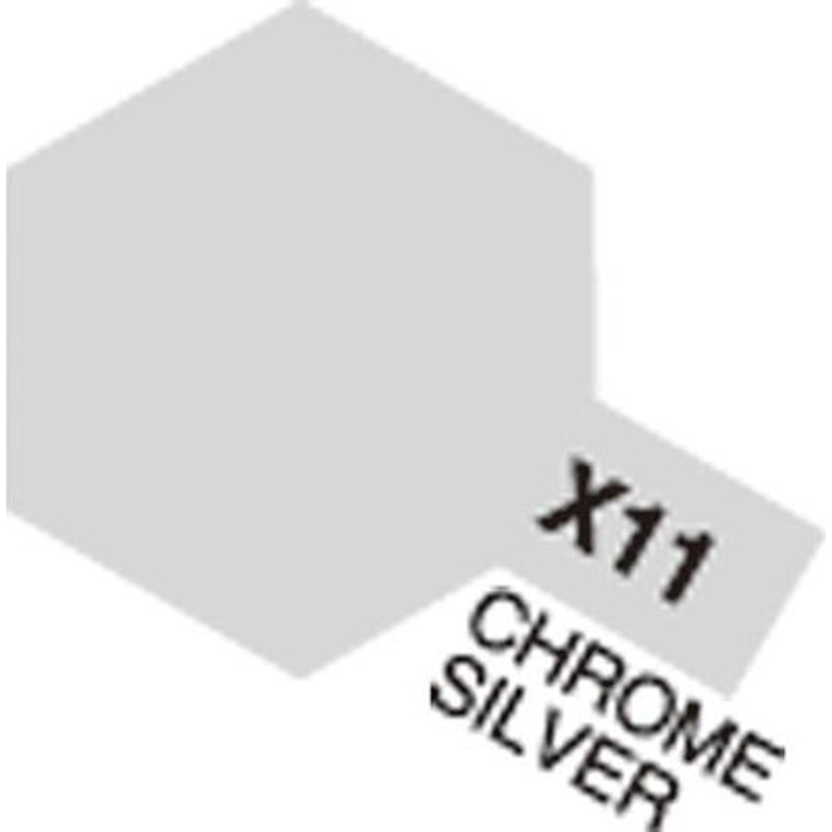 Tamiya - Acrylic Mini - X-11 Chrome Silver Gloss 10 Ml - 81511