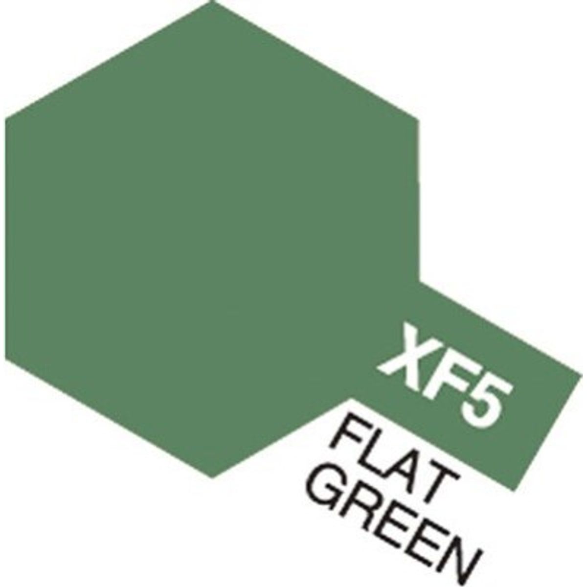 Tamiya - Acrylic Mini - Xf-5 Flat Green 10 Ml - 81705