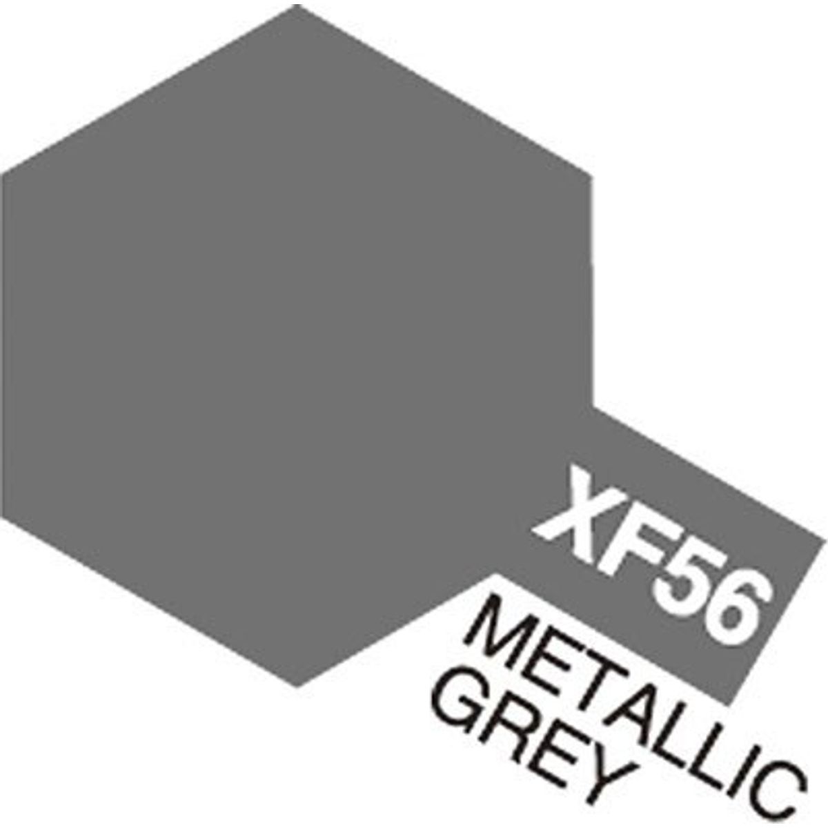 Tamiya - Acrylic Mini - Xf-56 Metallic Grey Flat 10 Ml - 81756