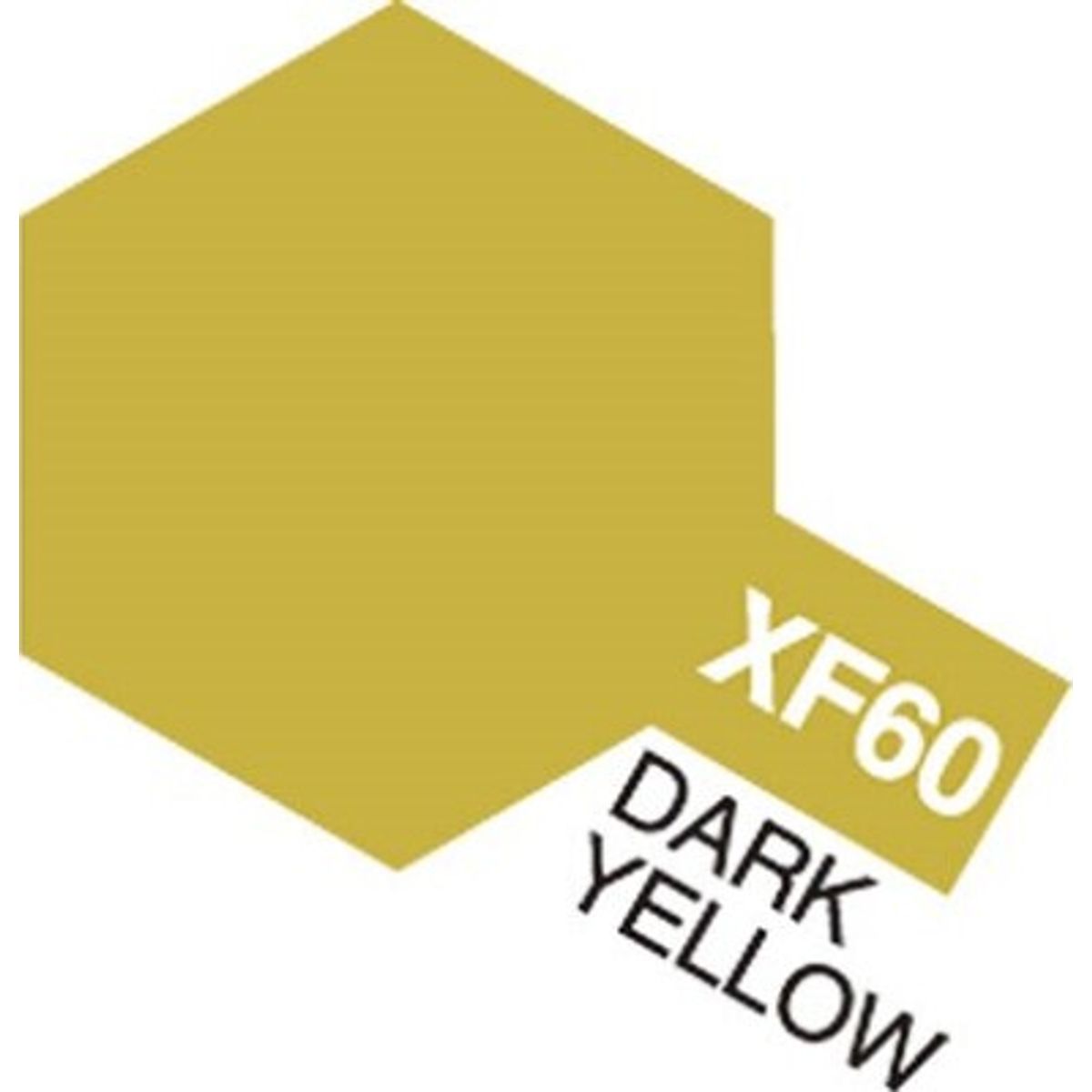 Tamiya - Acrylic Mini - Xf-60 Dark Yellow Flat 10 Ml - 81760