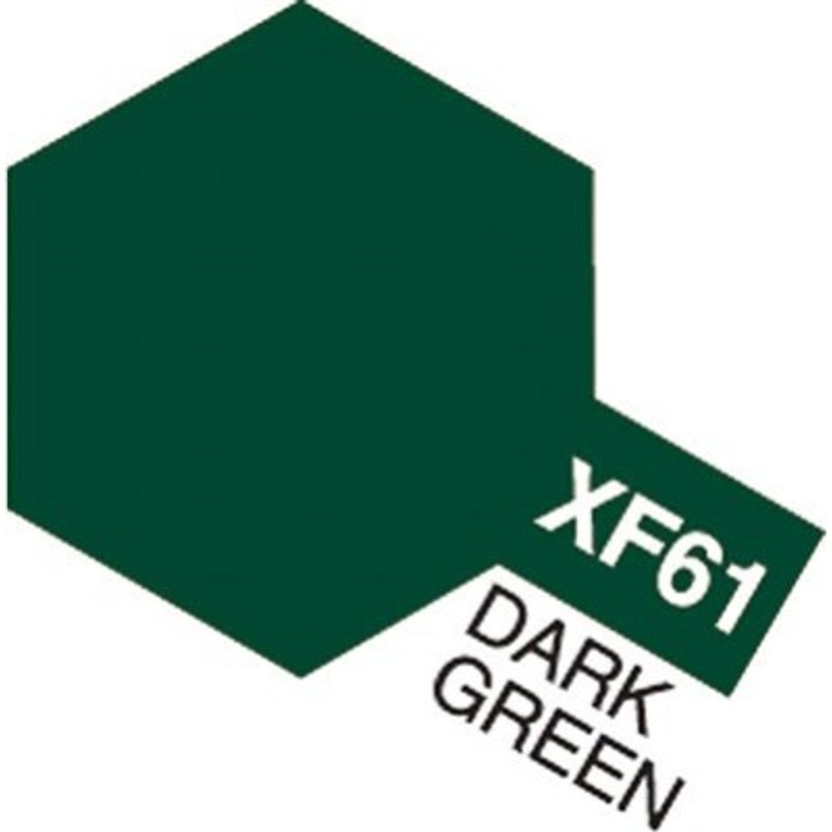 Tamiya - Acrylic Mini - Xf-61 Dark Green Flat 10 Ml - 81761