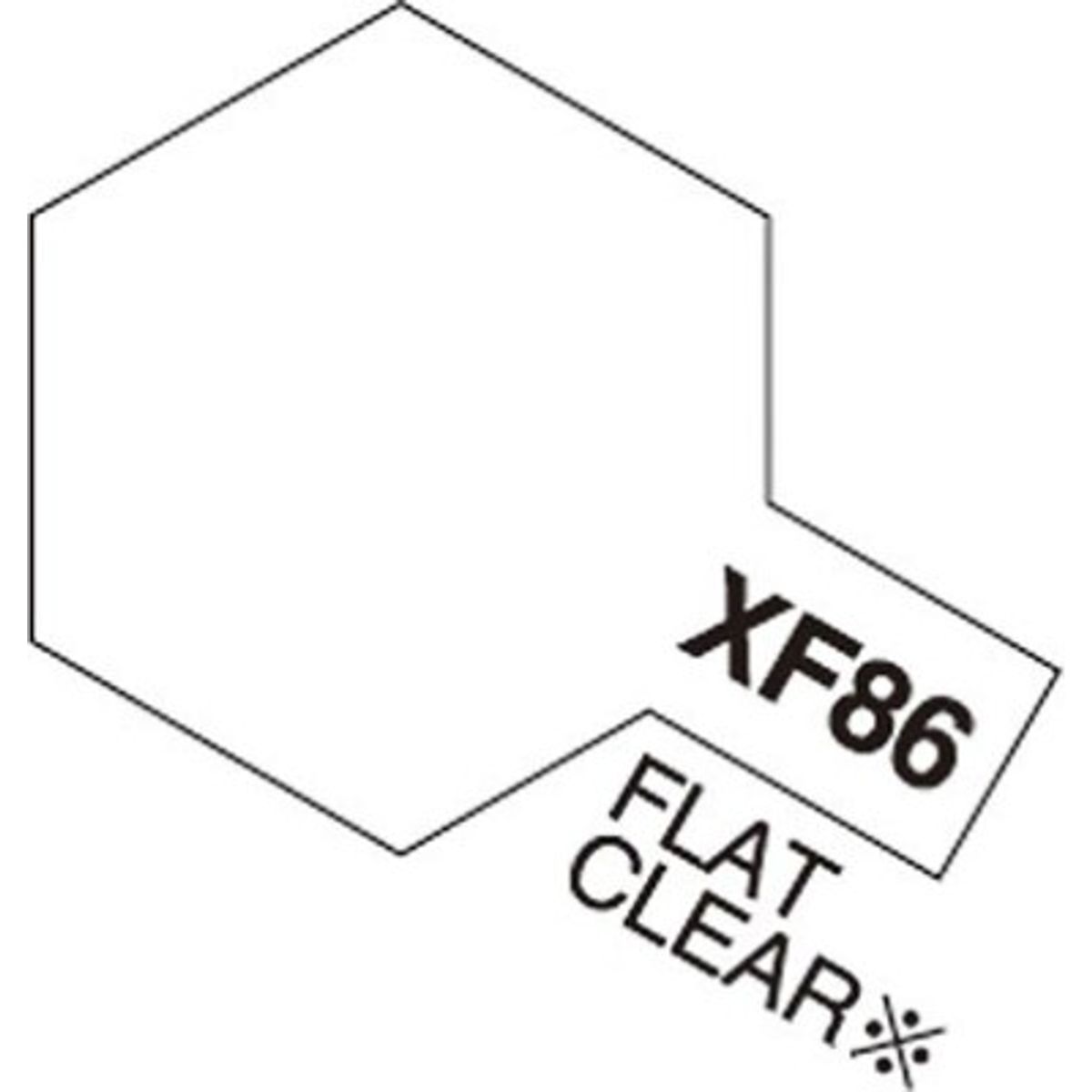 Tamiya - Acrylic Mini - Xf-86 Flat Clear 10 Ml - 81786