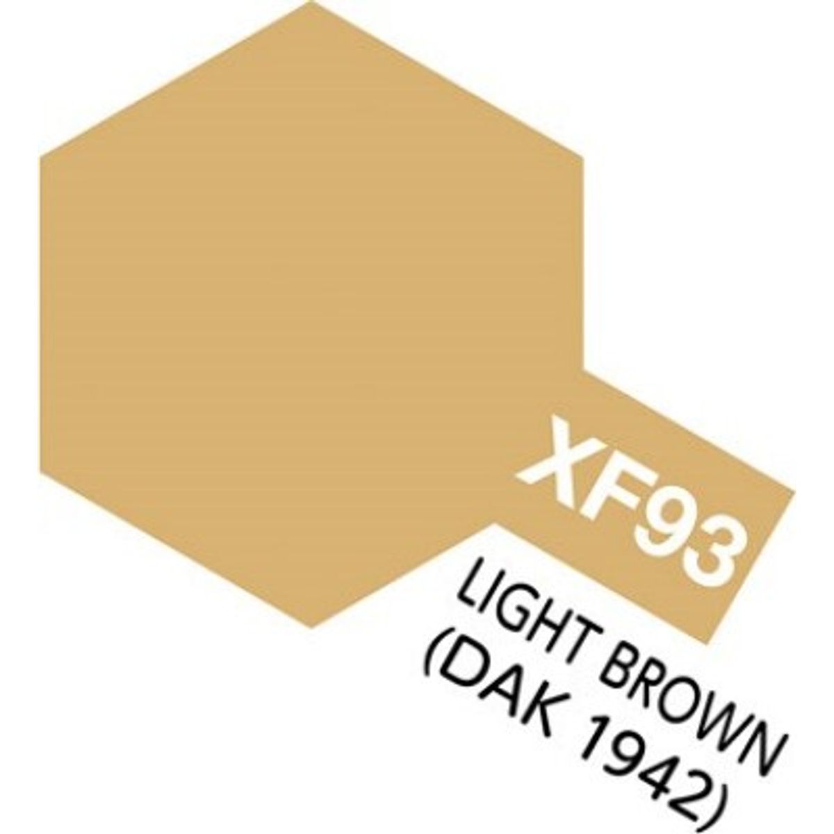 Tamiya - Acrylic Mini - Xf-93 Light Brown Dak 1942 Flat 10 Ml - 81793