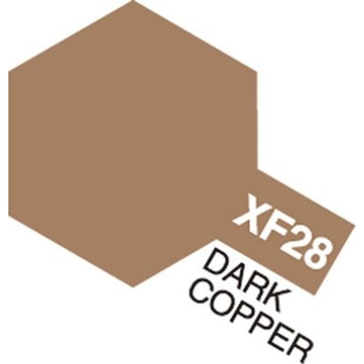 Tamiya - Acrylic Mini - Xf-28 Dark Copper Flat 10 Ml - 81728