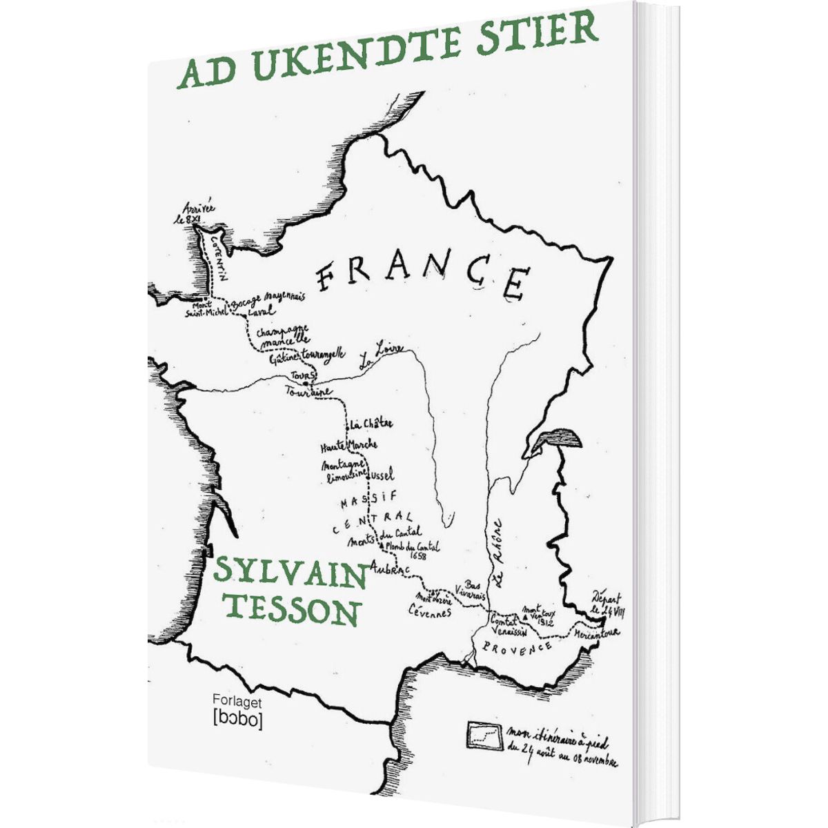 Ad Ukendte Stier - Sylvain Tesson - Bog