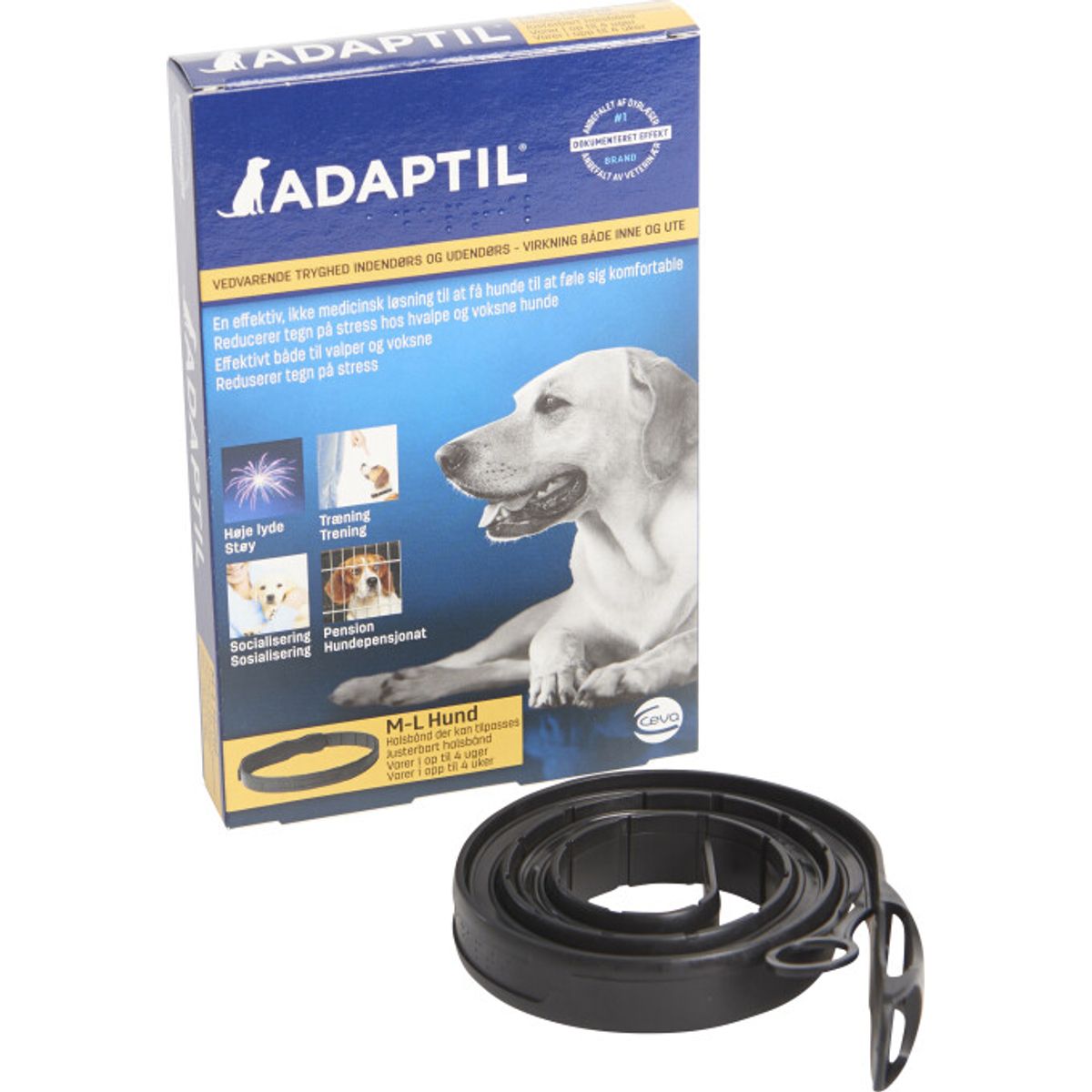 Adaptil - Halsbånd Til Hunde - Beroligende - Op Til 70 Cm