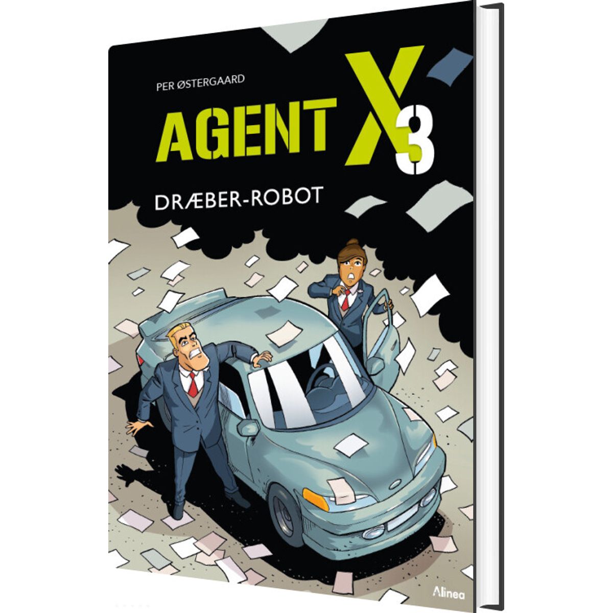 Agent X3, Dræber-robot, Blå Læseklub - Per østergaard - Bog