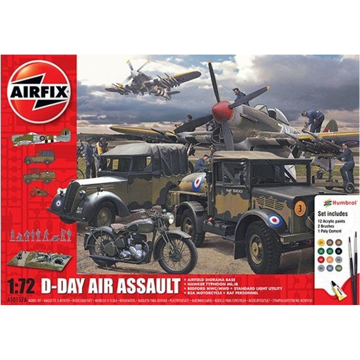 Airfix - D-day Air Assault Byggesæt - 1:72 - A50157a