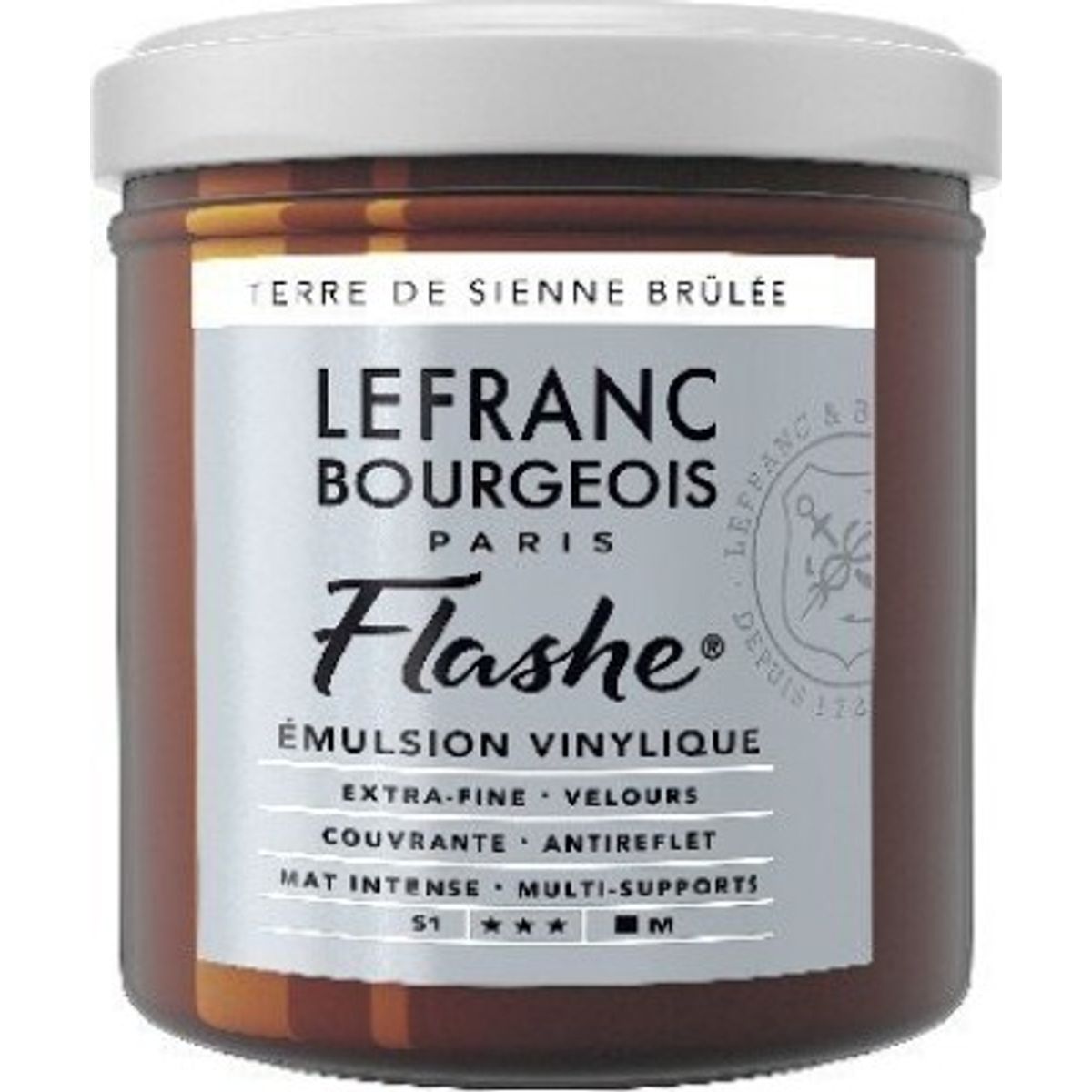 Lefranc & Bourgeois - Flashe Akrylmaling - Burnt Sienna 125 Ml