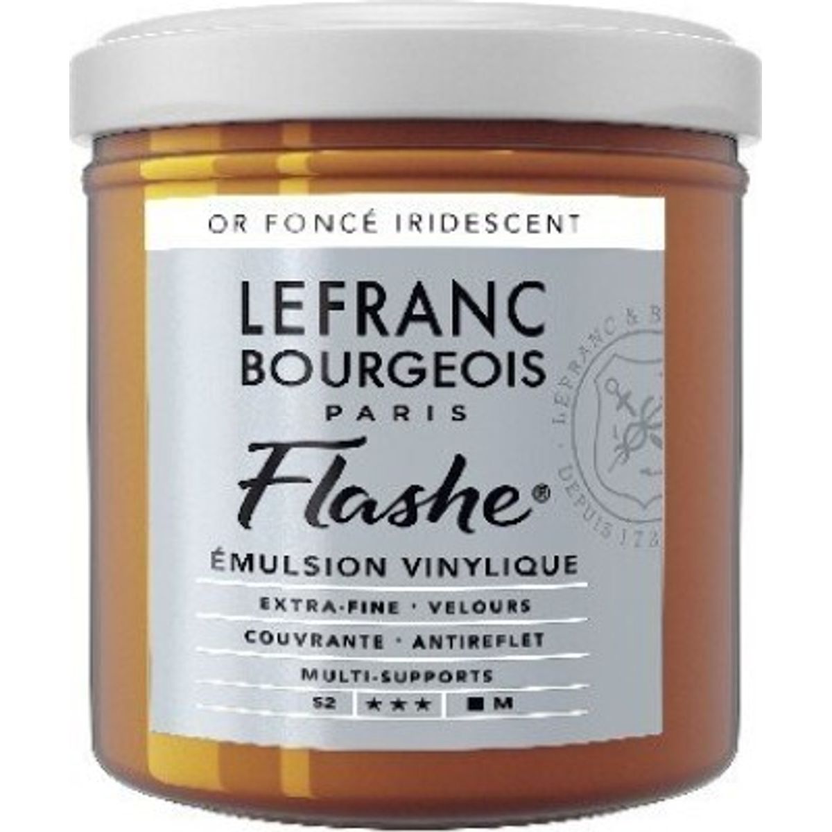 Lefranc & Bourrgeois - Akrylmaling - Deep Gold Iridescent 125 Ml