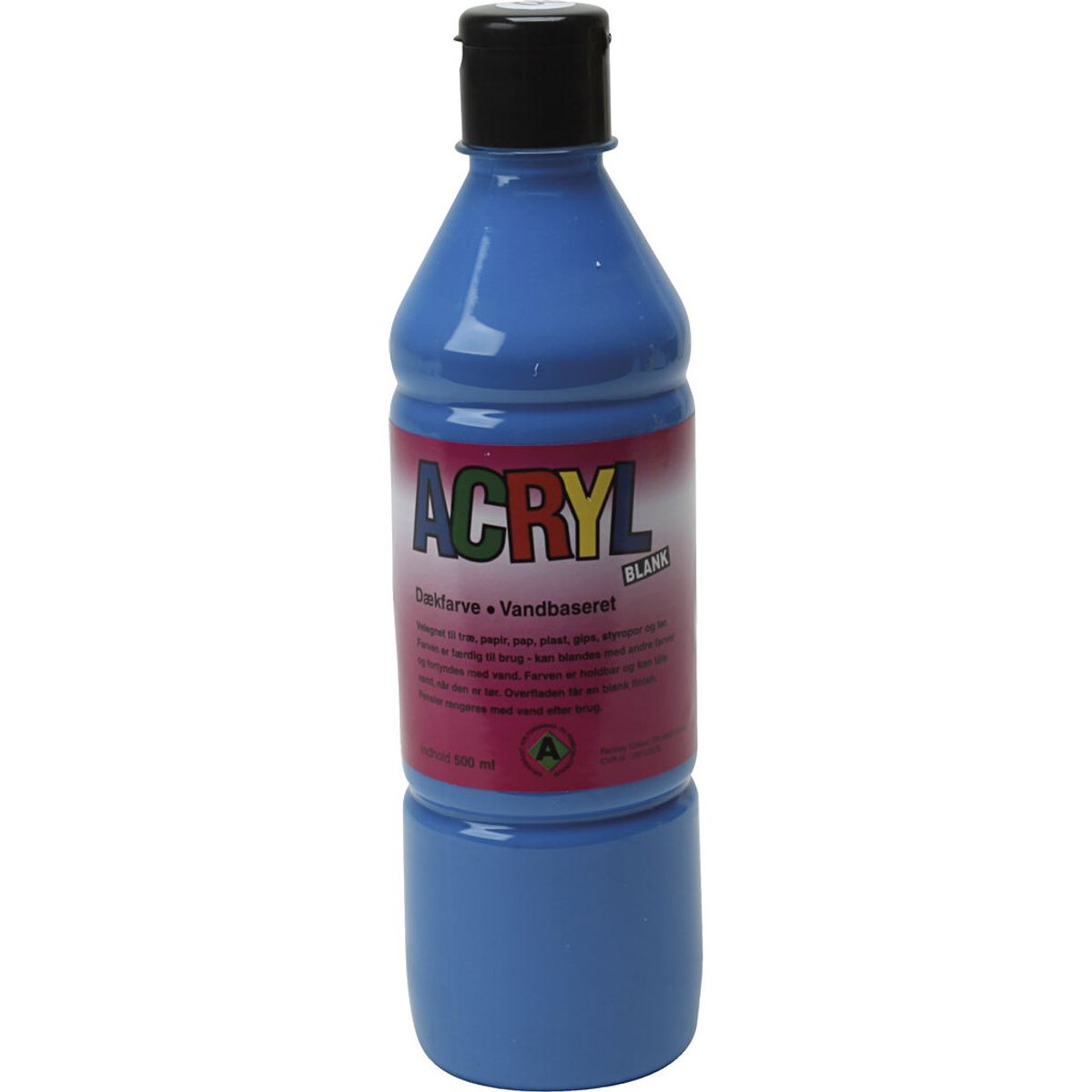 Fantasy Color - Acryl Maling - Primær Blå - 500 Ml