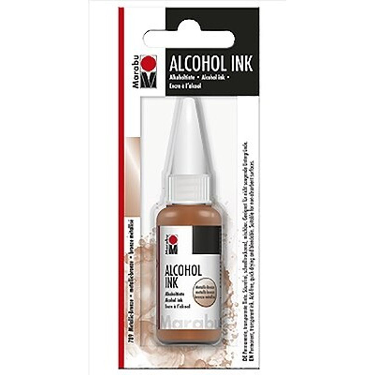 Marabu - Alcohol Ink - 20 Ml - Metallic Bronze 789