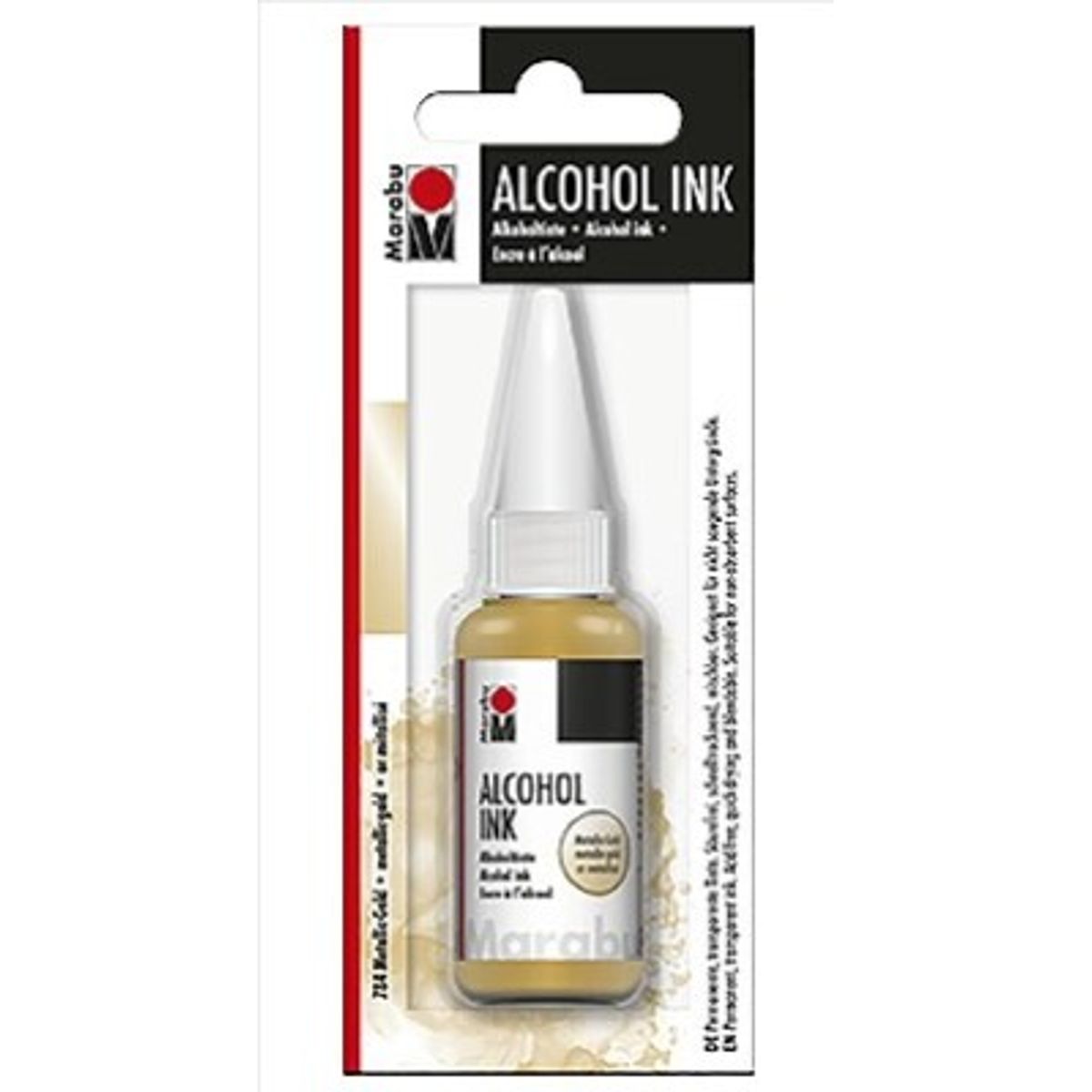 Marabu - Alcohol Ink - 20 Ml - Metallic Guld 784