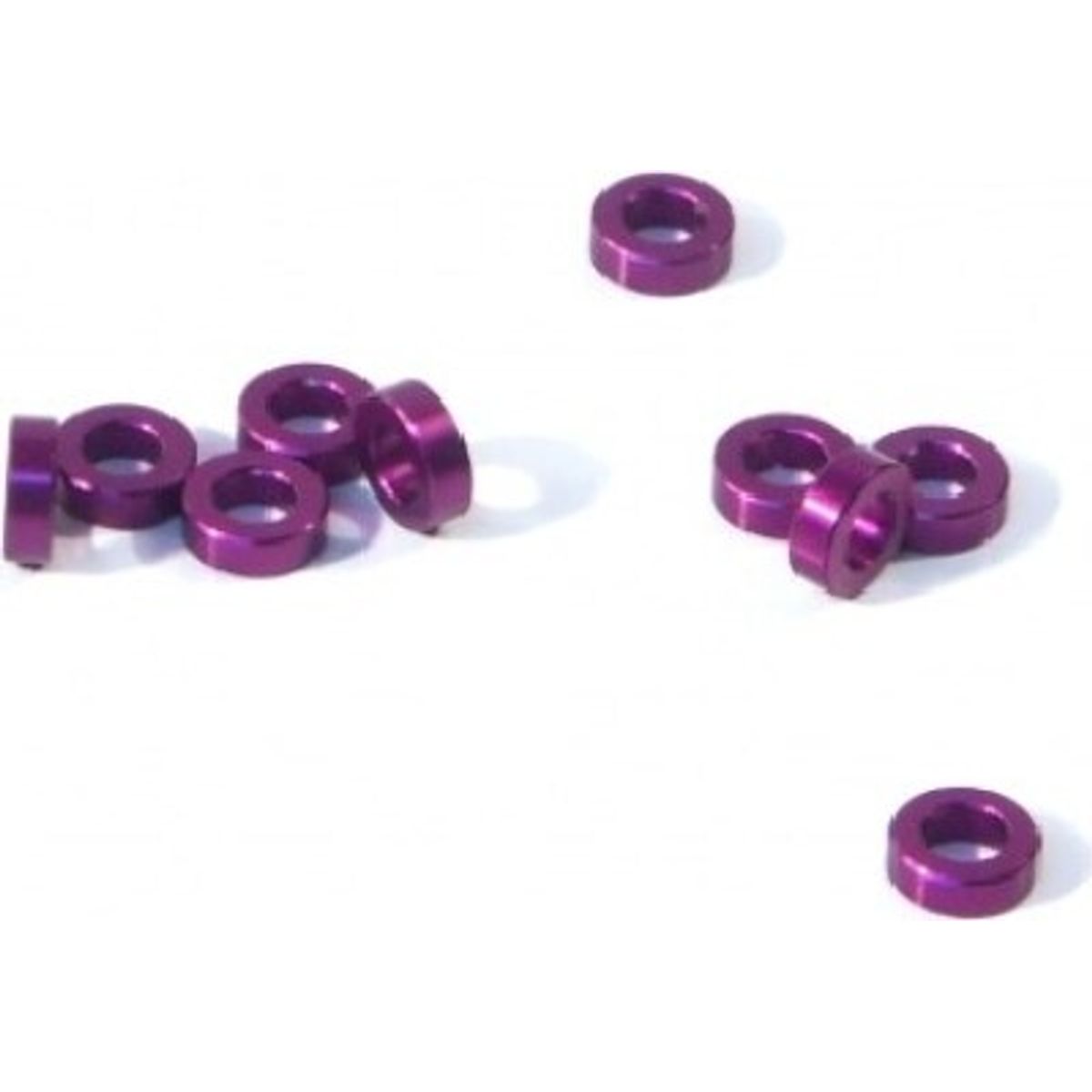 Aluminium Washer 3 X 6 X 2.0mm (purple/10 Pcs) - Hpz817 - Hpi Racing