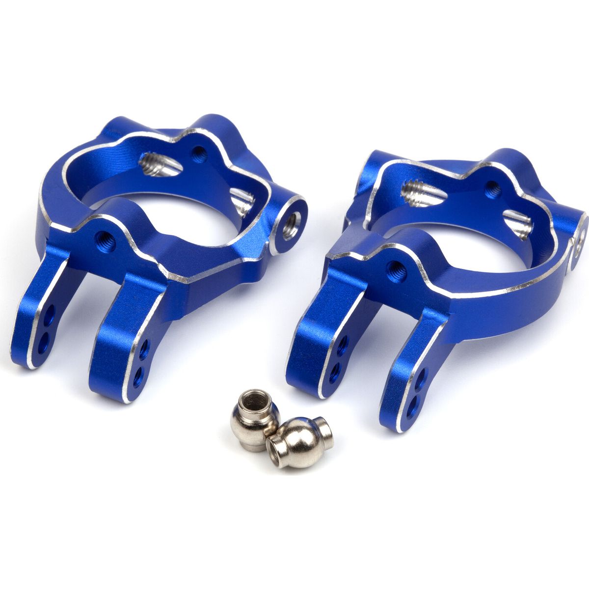 Aluminium C-hub Set (blue/left/right) - Mv150483 - Maverick Rc