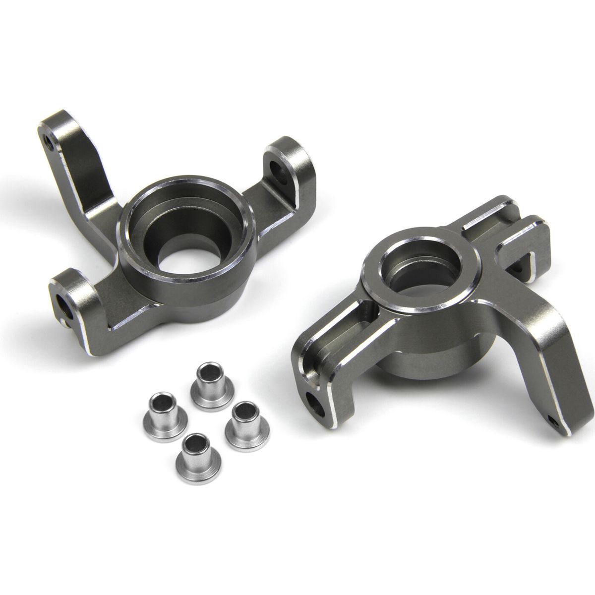 Aluminium Steering Spindle Set (grey/left/right) - Mv150485 - Maverick Rc