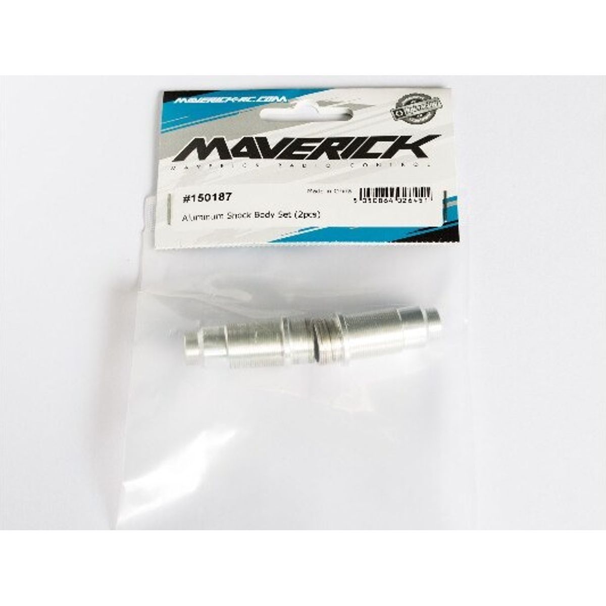 Aluminum Shock Body Set (silver 2pcs) - Mv150187 - Maverick Rc