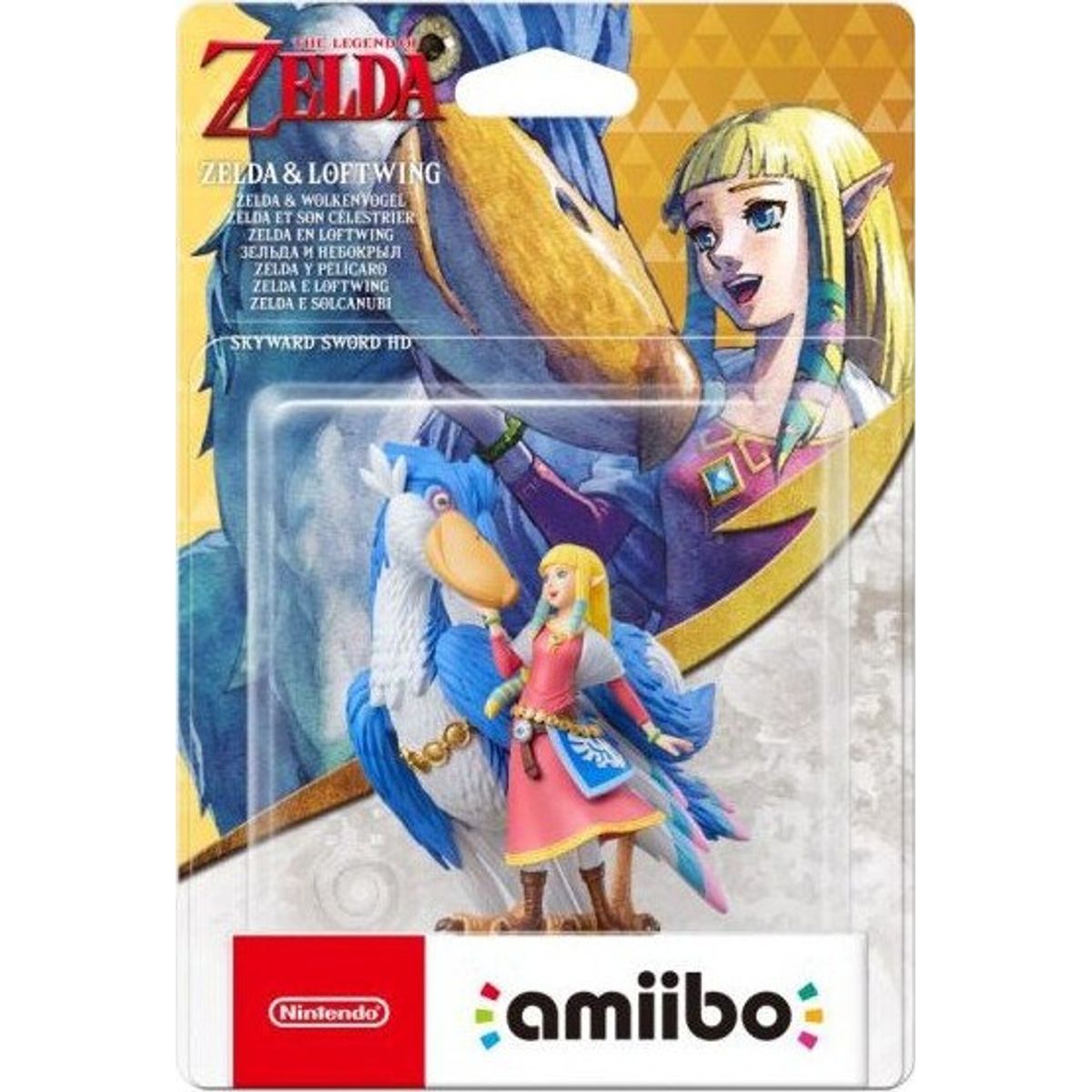 Nintendo Amiibo Figur - Zelda & Loftwing - Legend Of Zelda - Til Switch