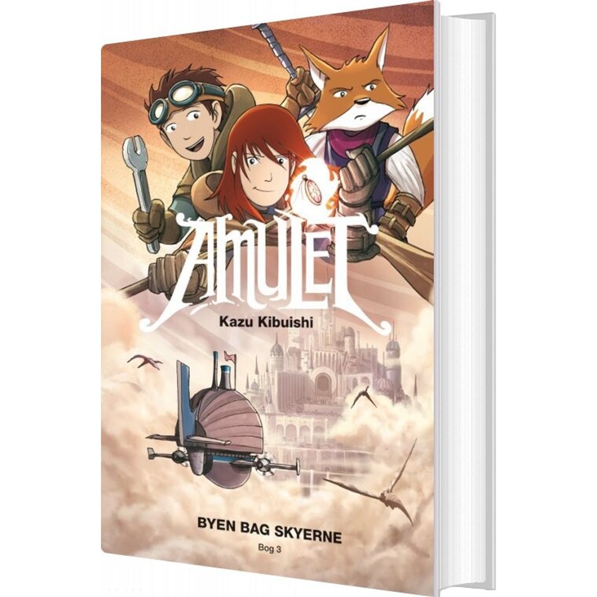 Amulet 3: Byen Bag Skyerne - Kazu Kibuishi - Bog