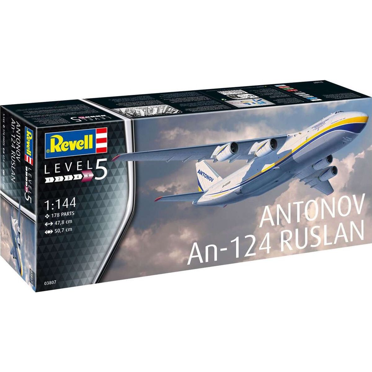 Revell - Antonov An-124 Ruslan - Level 5 - 1:144 - 03807