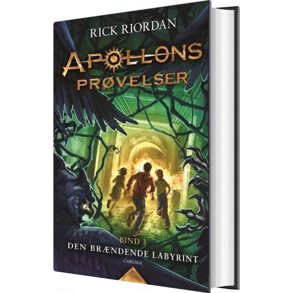 Apollons Prøvelser 3: Den Brændende Labyrint - Rick Riordan - Bog