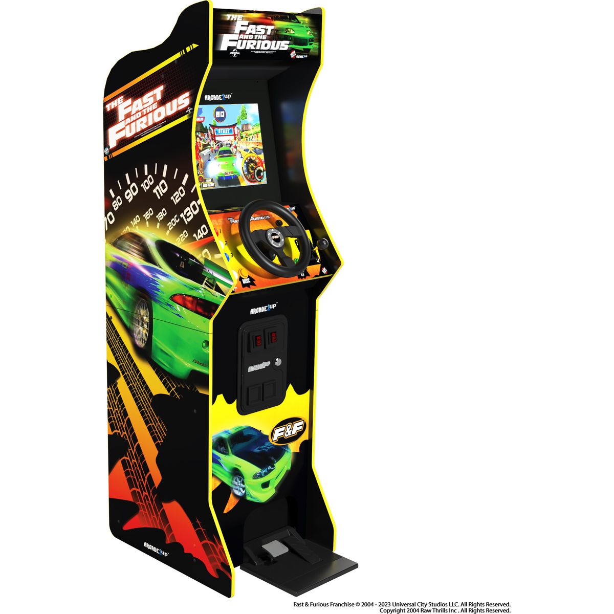 Arcade 1 Up - The Fast & The Furious Arkademaskine - 4 Spil