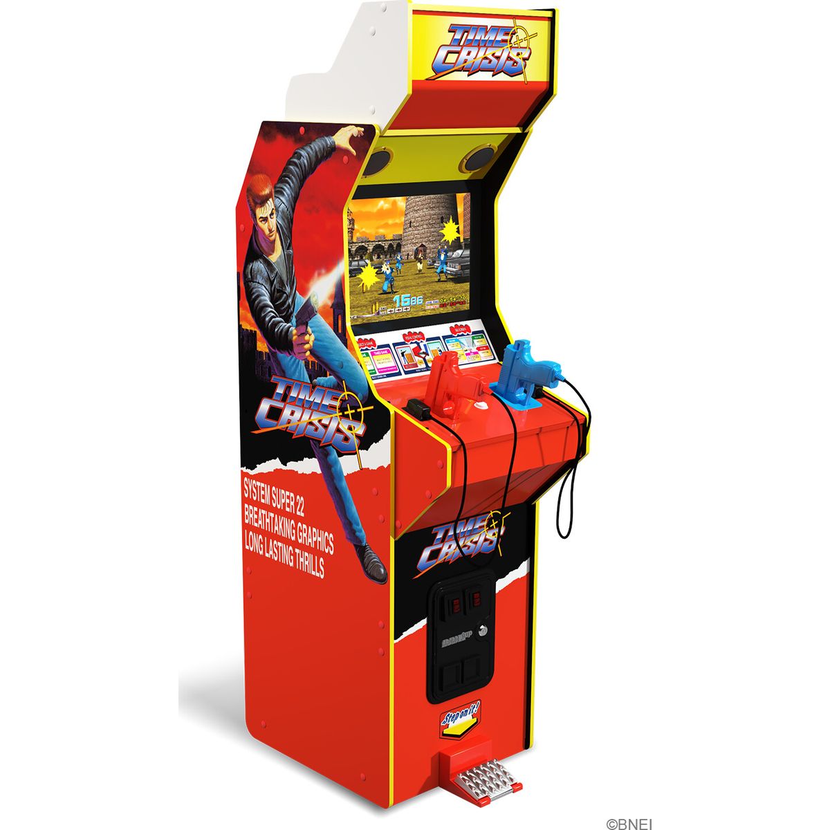 Arcade 1 Up - Time Crisis Deluxe Arkademaskine - 4 Spil